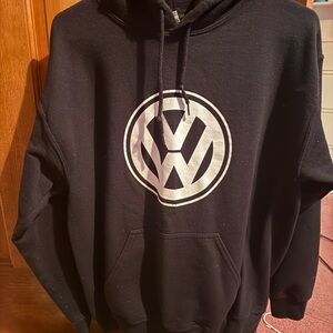 Black Volkswagen Hooded Sweatshirt